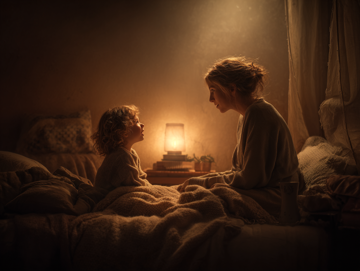 At bedtime